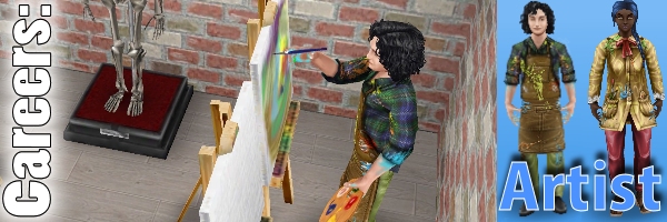 The Sims Freeplay- Careers: Artist – The Girl Who Games